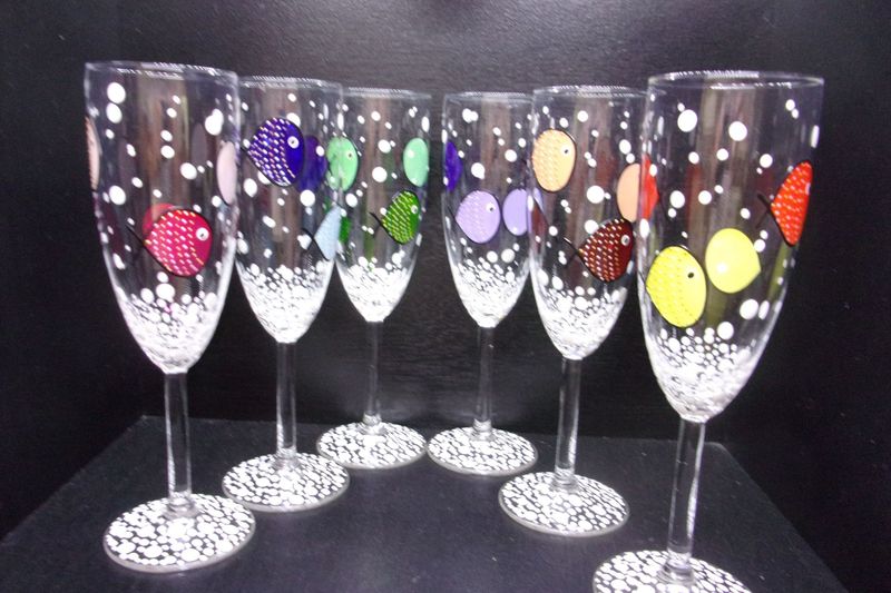 6 flûtes à champagne ... 21cl ... 20250828 (120)