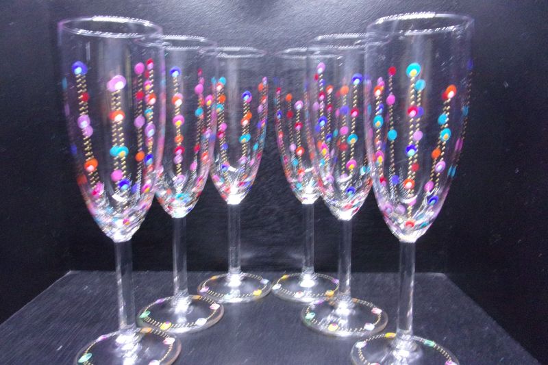 6 flûtes à champagne ... 21cl ... 20250828 (248)