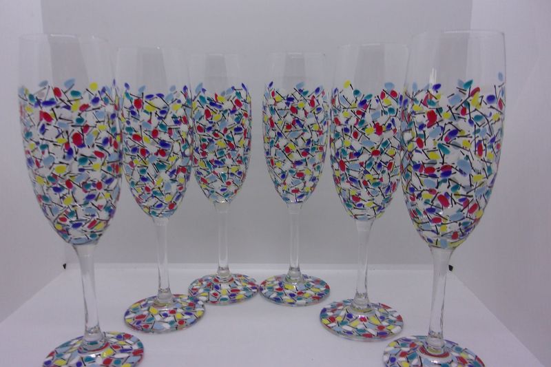 6 flûtes à champagne ... 17cl ... 20250828 (215)