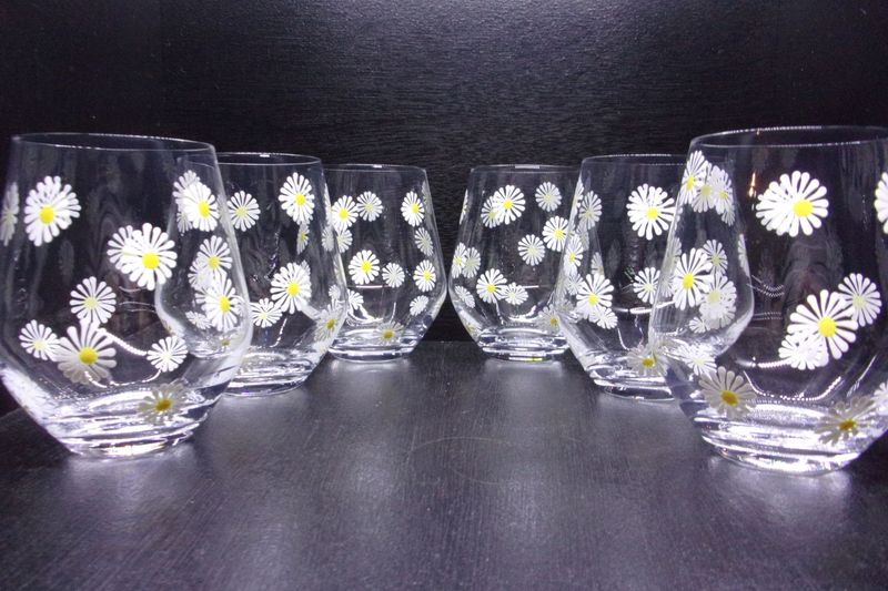 6 Verres à eau, jus de fruits ... 35cl ... 20250828 (259)