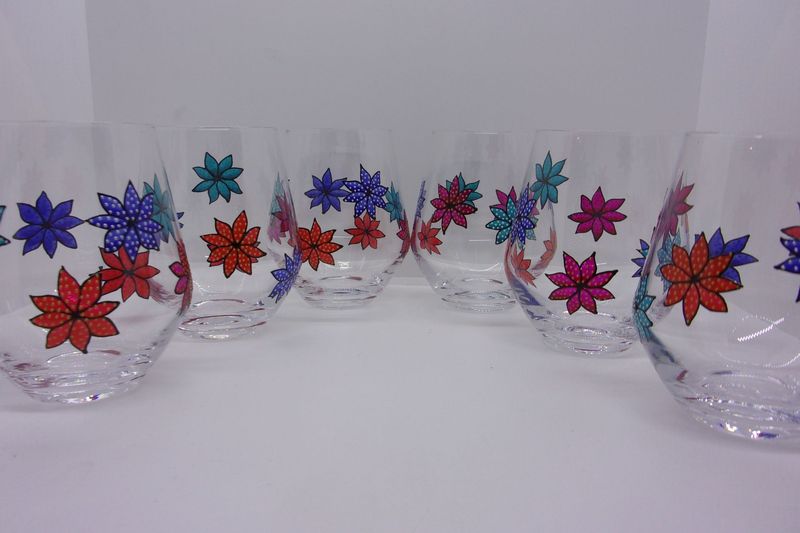 6 Verres à eau, jus de fruits ... 35cl ... 20250828 (209)