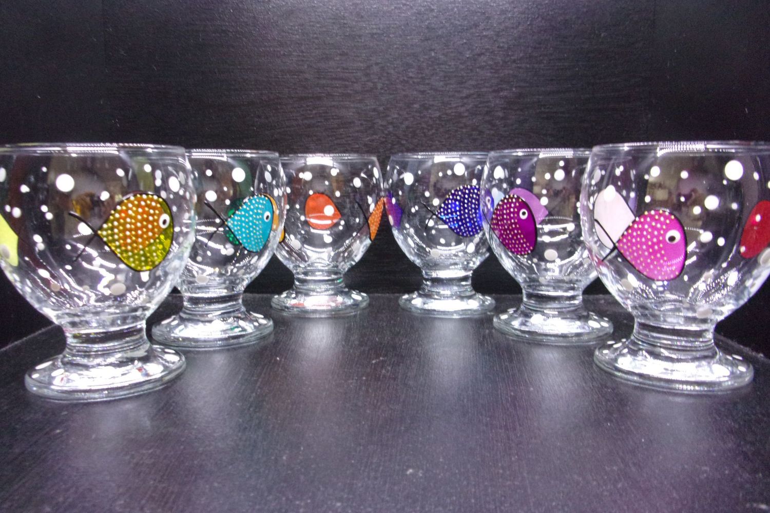 6 Verres à eau, jus de fruits ... 28cl...  20250828 (60)