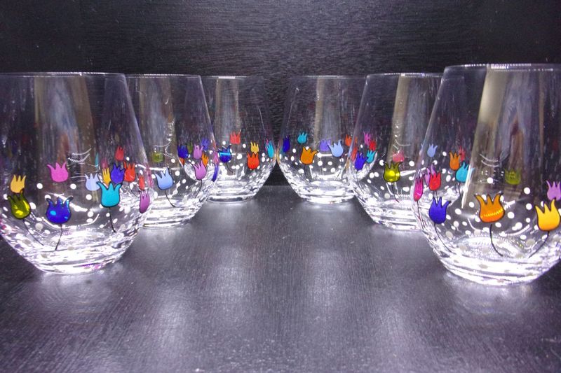 6 Verres à eau, jus de fruits ... 35cl ... 20250828 (131)