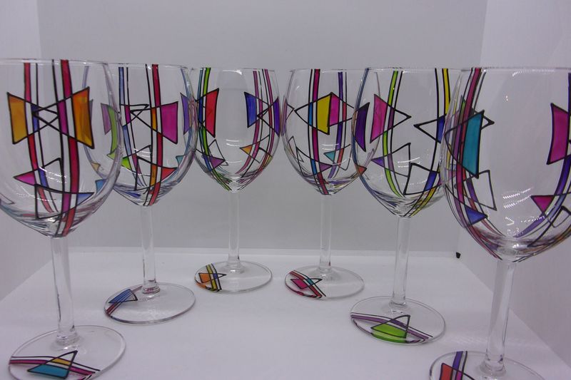 6 verres à vin ...30 cl... 20250904 (52)