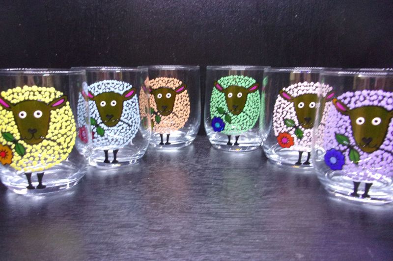 6 Verres à eau, jus de fruits ... 31.5cl ... 20251001 (141)