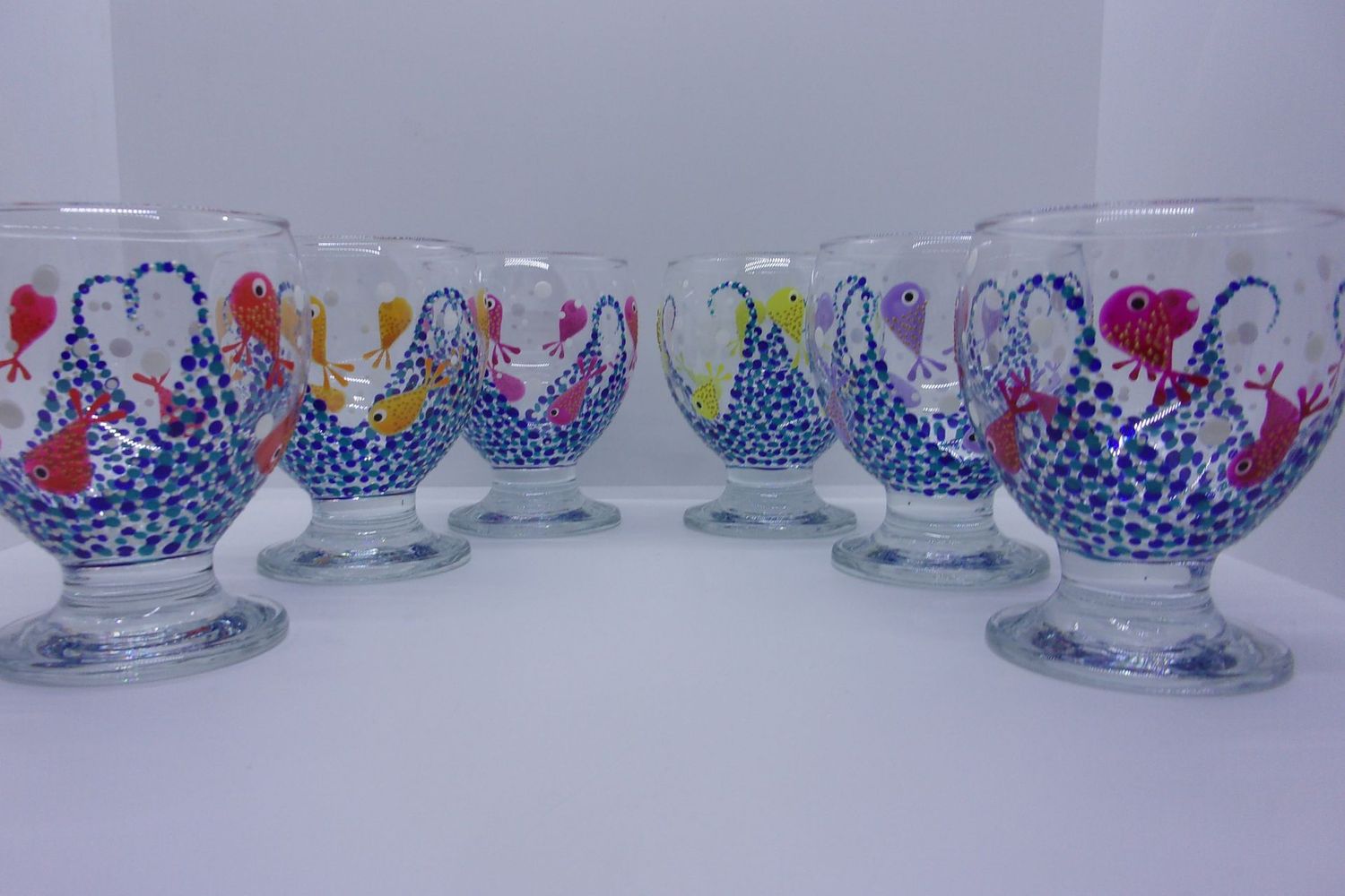 6 Verres à eau, jus de fruits ... 28cl...  20251001 (3)