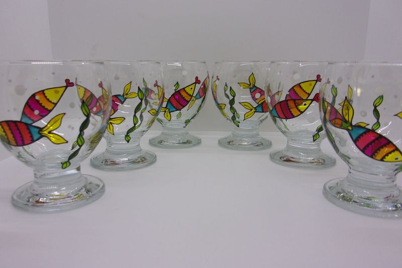 6 Verres à eau, jus de fruits ... 28cl...  20251109 (33)