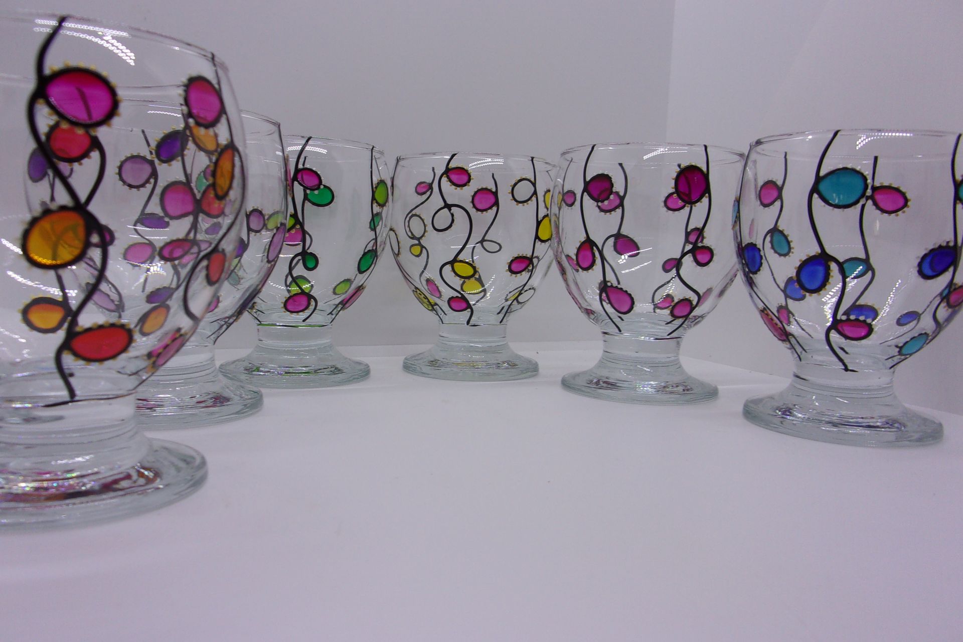 6 Verres à eau, jus de fruits ... 28cl... 20251207 (161)