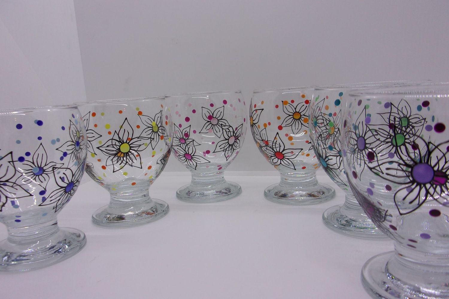 6 Verres à eau, jus de fruits ... 28cl...  20260107 (119)