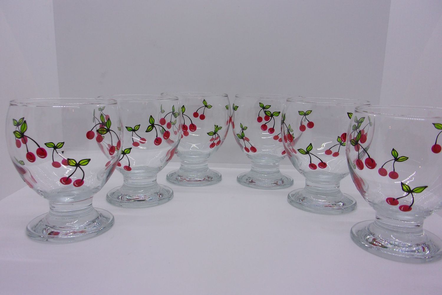 6 Verres à eau, jus de fruits ... 28cl...  20260107 (18)