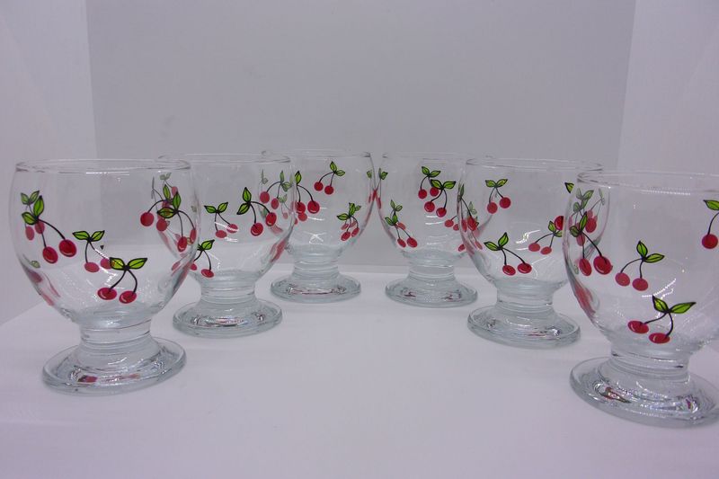 6 Verres à eau, jus de fruits ... 28cl...  20260107 (18)