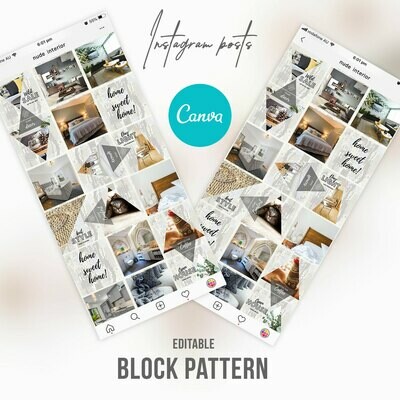 Instagram Home Interior Design Templates Canva Instagram Home Interior Design Templates Canva