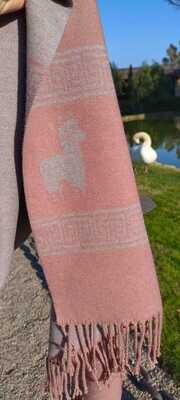 BUFANDA BABY ALPACA Rosa (ANTES 45€)