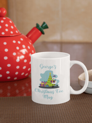 Personalised Christmas Coffee Mug 'Snowman'