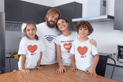 Family Matching Wi-Fi Tops