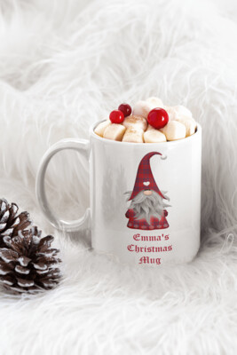 Personalised Coffee Mug 'My Christmas Gnome Mug'