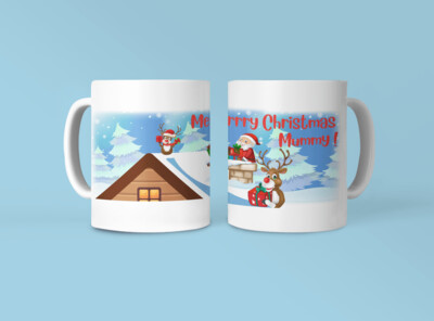 Christmas Theme Personalised Coffee Mug