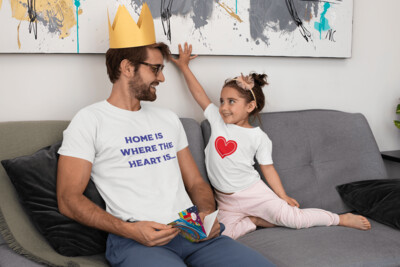 'Home is where the heart is'Family Matching Tops