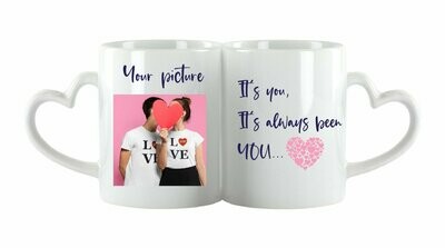 It's you,It's always been YOU' Personalised Photo Coffee Mug