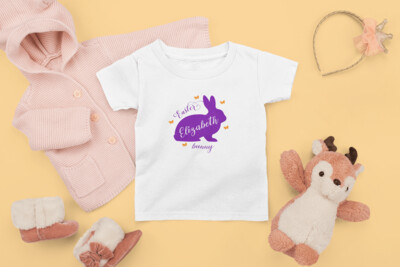 Personalised Easter Bunny T-shirt/Bodysuit