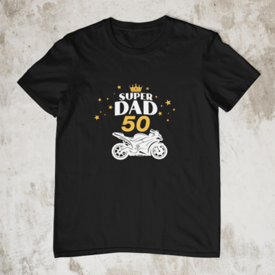 Personalised SUPER Dad Birthday T-shirt