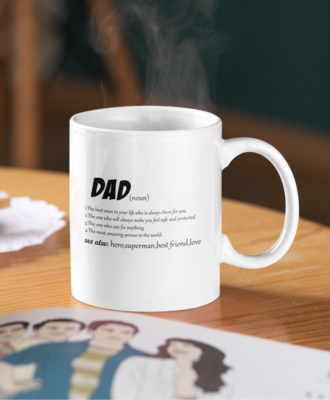 DAD definition coffee mug