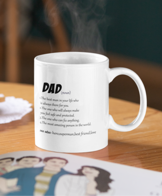 DAD definition coffee mug