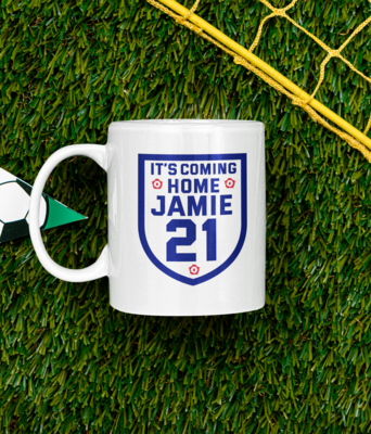 It's coming home personalised mug