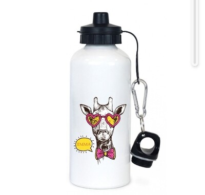 Personalised Giraffe Water Bottle