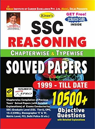 SSC Reasoning Previous Papers Chapterwise & Typewise Kiran SSC Reasoning Previous Papers Chapterwise & Typewise Kiran