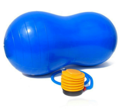 Pelota Fitball Cacahuete Azul Yoga Pilates 90 x 45 cm