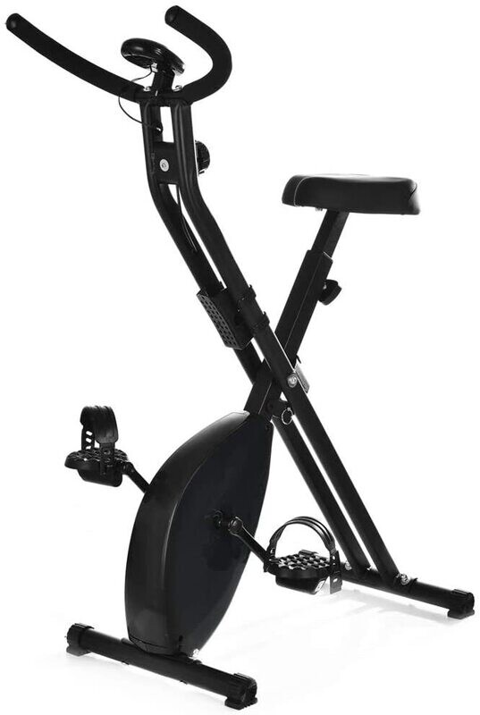 Bicicleta Estática PowerBody Plegable con Volante Magnético Fitness Cardio