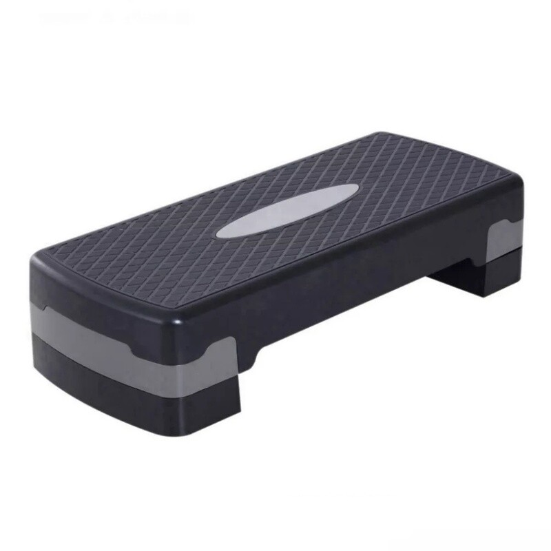 Step de aerobic FitBody Profesional 2 alturas. Color Negro. Fitness