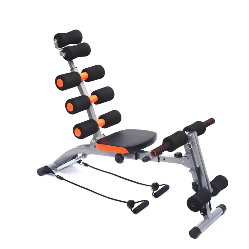 Banco Abdominal y Multifuncional 6 EN 1, Ajustable. Fitness, Musculación