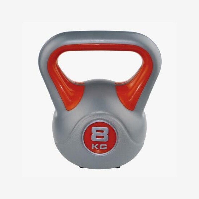 Kettlebell Pesa Rusa Fit 8 KG con asa antideslizante.