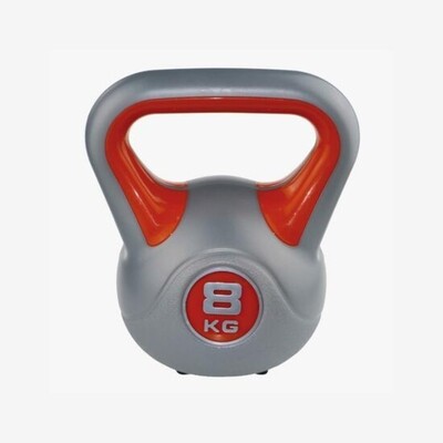 Kettlebell Pesa Rusa Fit 8 KG con asa antideslizante.