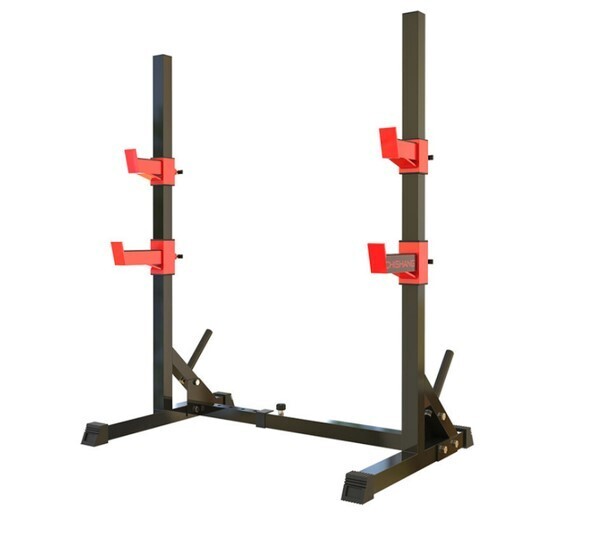 Rack Soporte para barras y pesas. Ajustable y de acero.