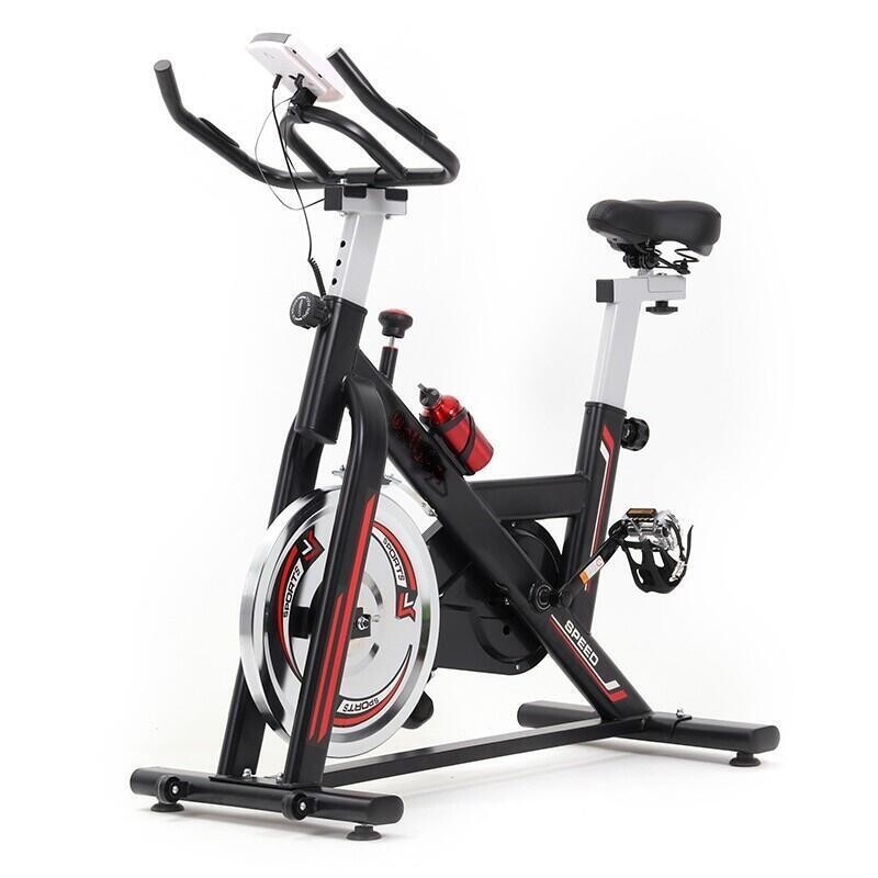 Bicicleta Spinning Sport, Volante Inercia resistencia ajustable hasta 30 Kg