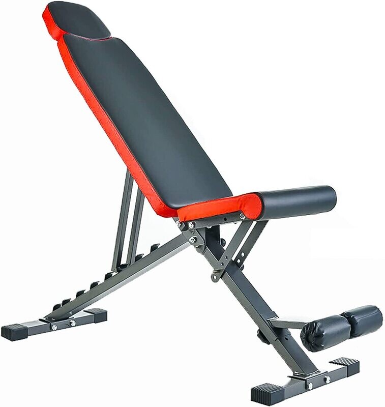 Banco  de musculación Multifuncional Inclinable/Reclinable en 8 posiciones