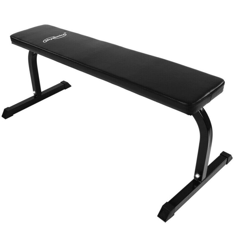 Banco de Musculación Fitness Plano de Acero y Aguanta 200 kg