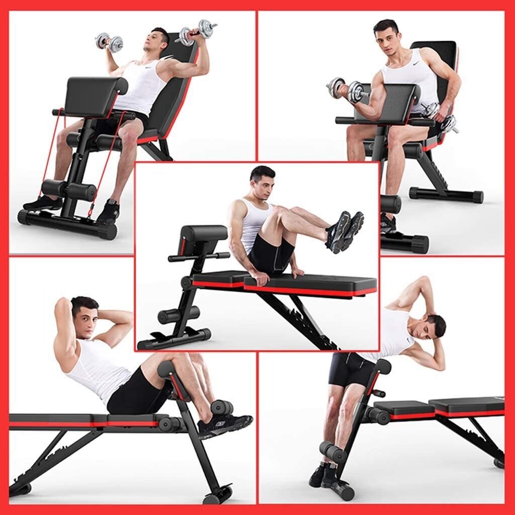 Banco de pesas musculación multifuncional Fitness Press banca