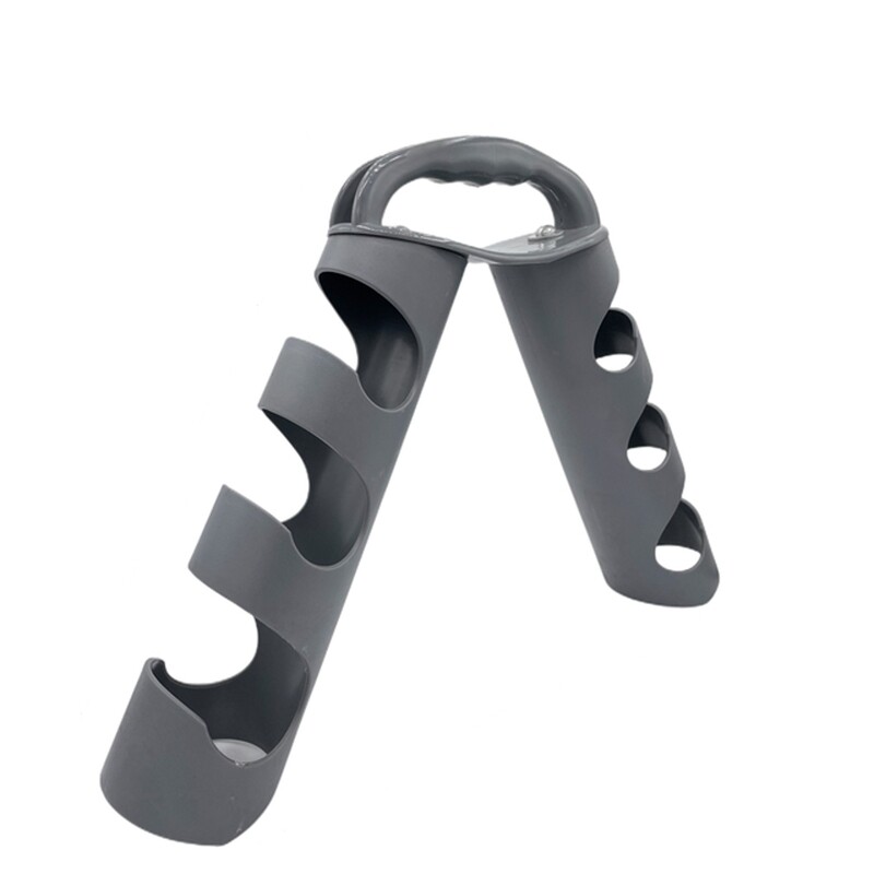 Soporte Estante Mancuernas de Vinilo Neopreno para 6 unidades con Asa de Agarre