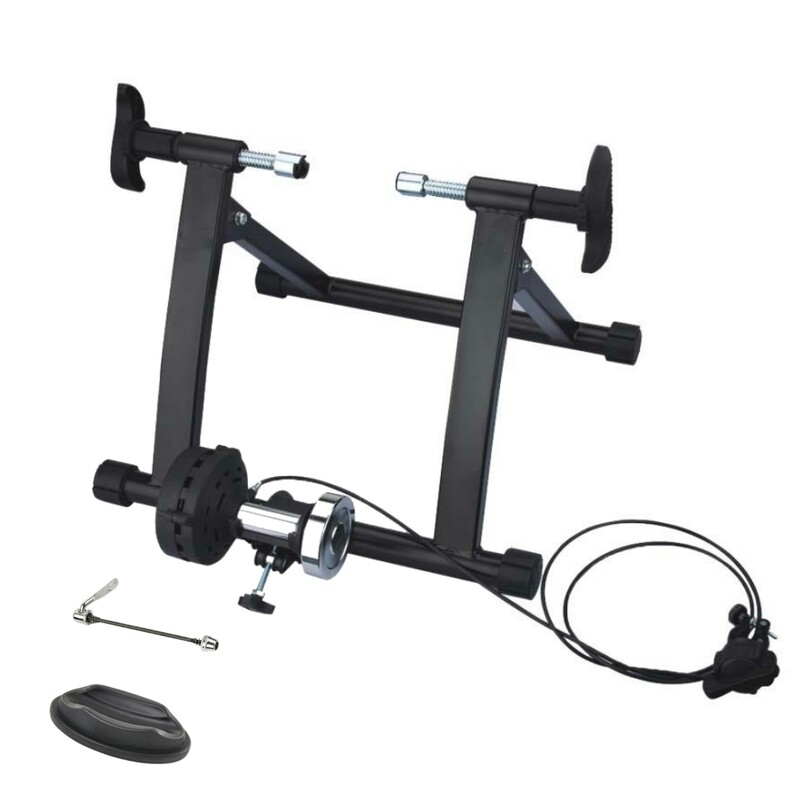Rodillo entrenamiento bicicleta con 5 niveles de resistencia plegable para bicicletas de 26-28 pulgadas