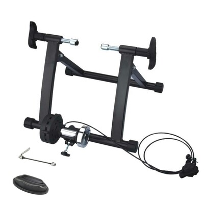 Rodillo entrenamiento bicicleta con 5 niveles de resistencia plegable para bicicletas de 26-28 pulgadas