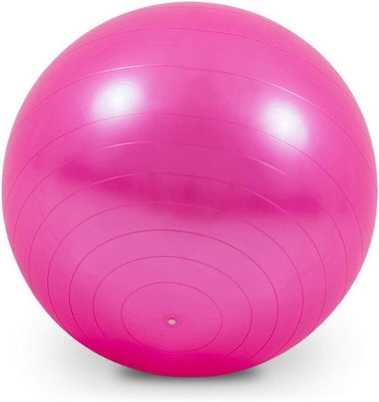 Fitball Pelota Fitness Yoga Pilates Resistente 75cm Rosado