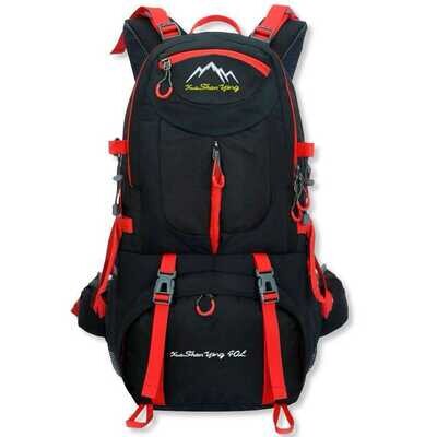 Mochila Impermeable 40 Litros con Múltiples bolsillos Trekking
