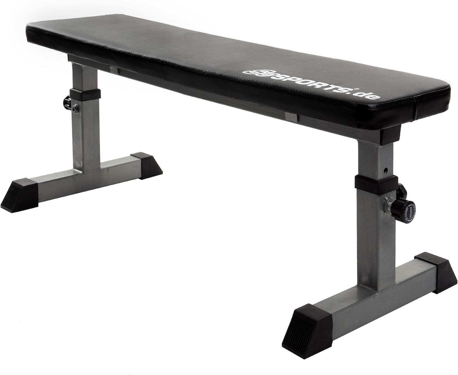 Banco Plano SPORTS Musculación con Altura ajustable Carga Máxima 180 kg Reacondicionado