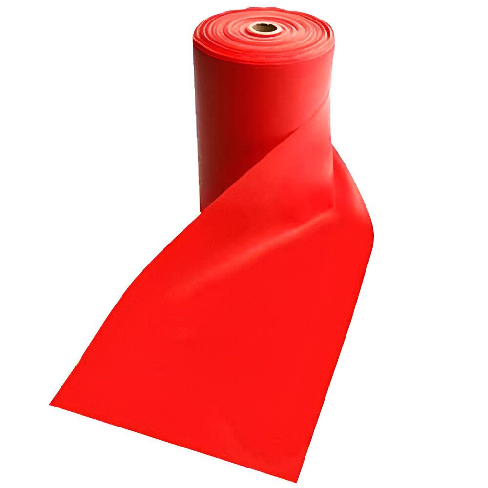 Rollo Rojo de 25 m Bandas Elásticas Resistencia Baja 3-7 kg