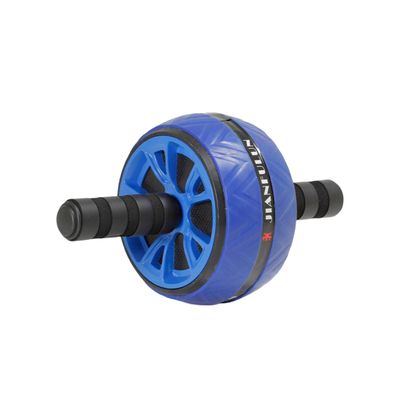 Rueda Abdominal Azul con Esterilla para Entrenamiento de Gimnasia
