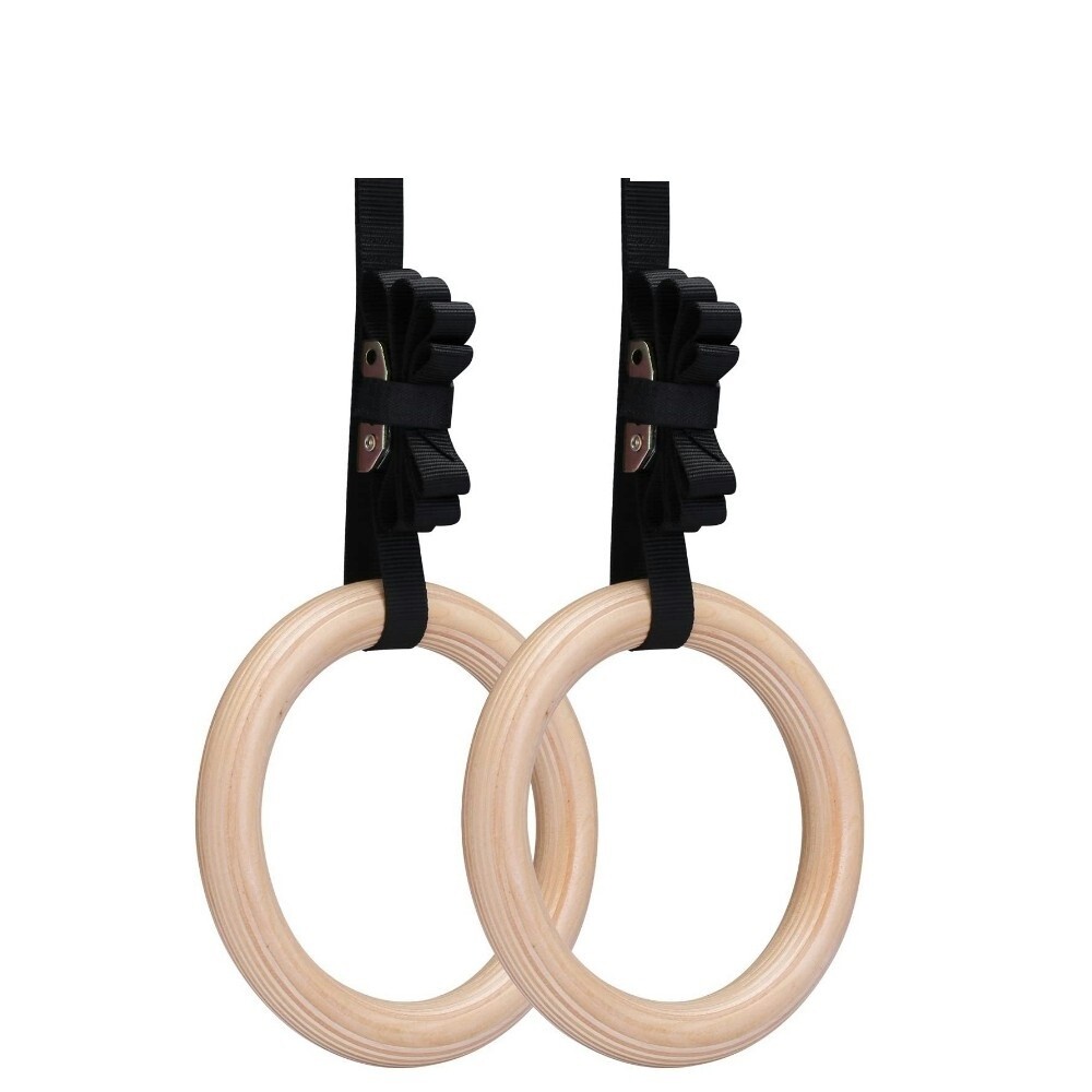 Set de Anillas de Madera de 32 mm de grosor. Incluye accesorios